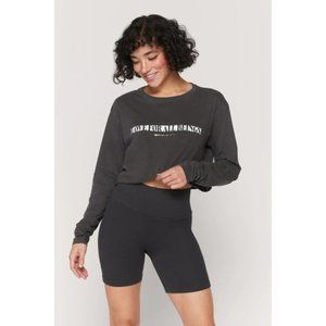NEW Spiritual Gangster All Beings Izzy Cropped Sweater, M